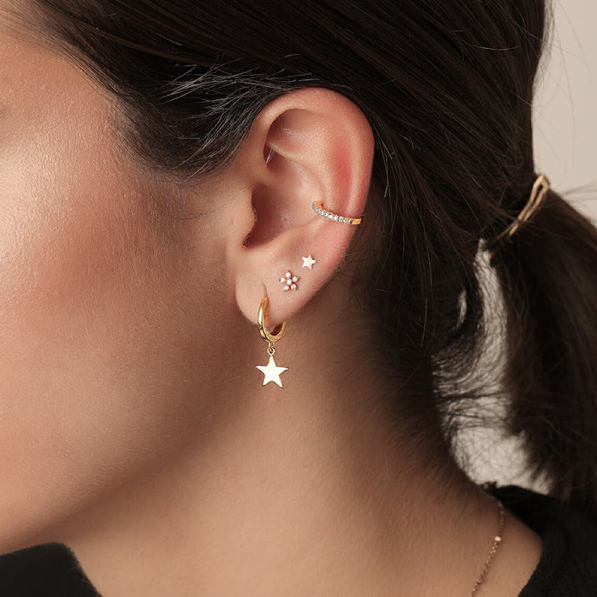 Adria – Boucles d'oreilles étoile élégantes et modernes