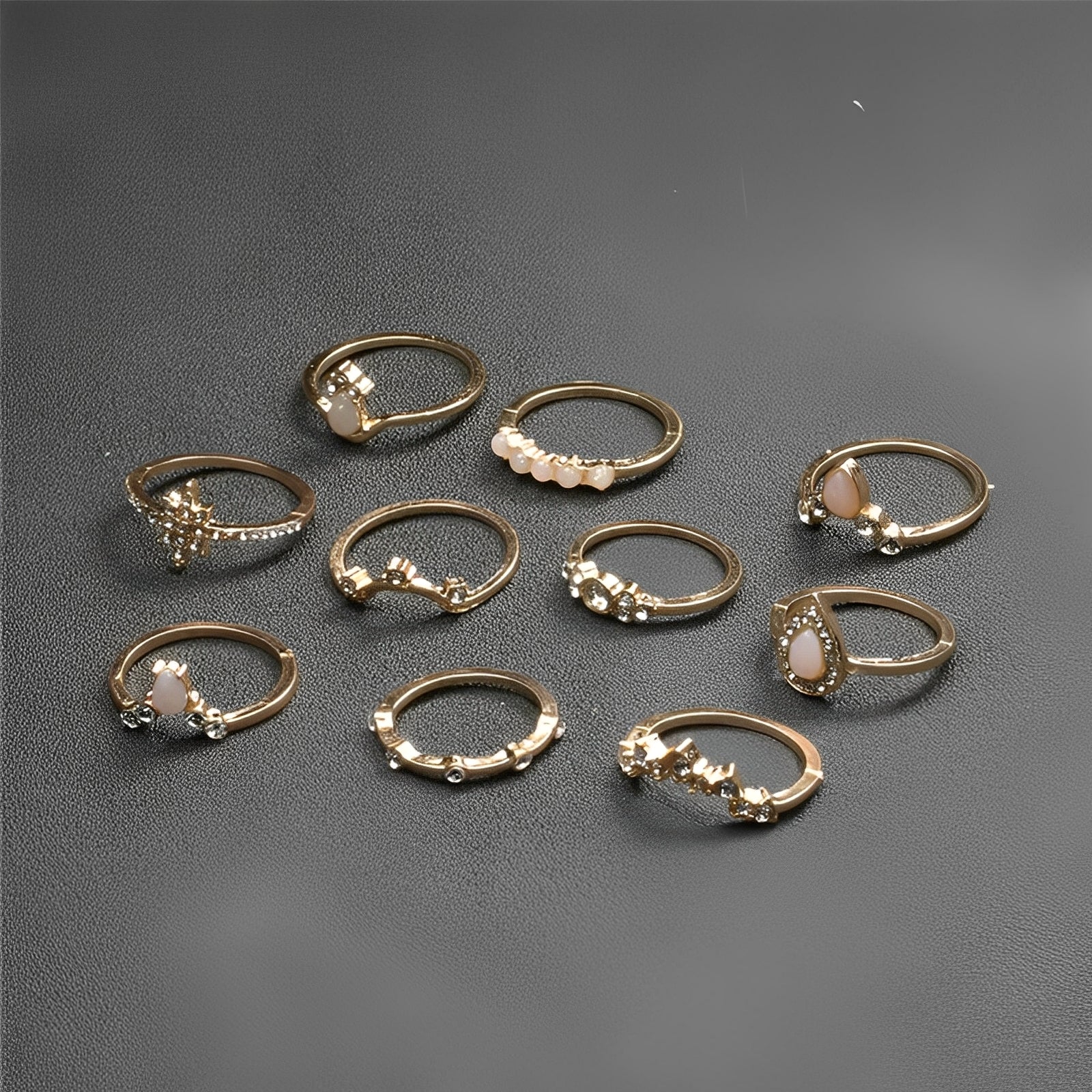 Luna – paquet premium de 8 à 12 bagues uniques