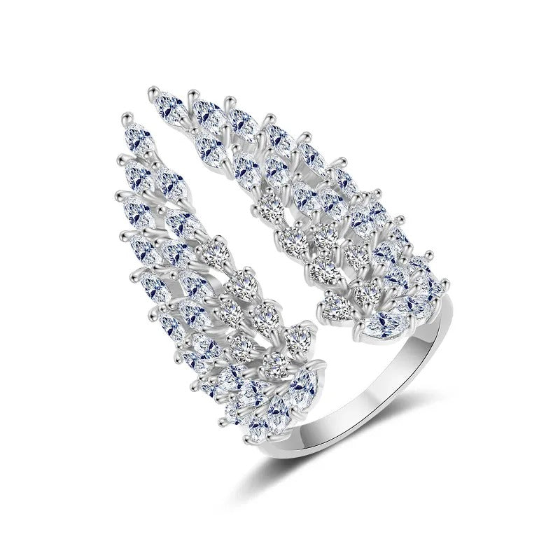 Isaline – Bague ailes d'ange en argent