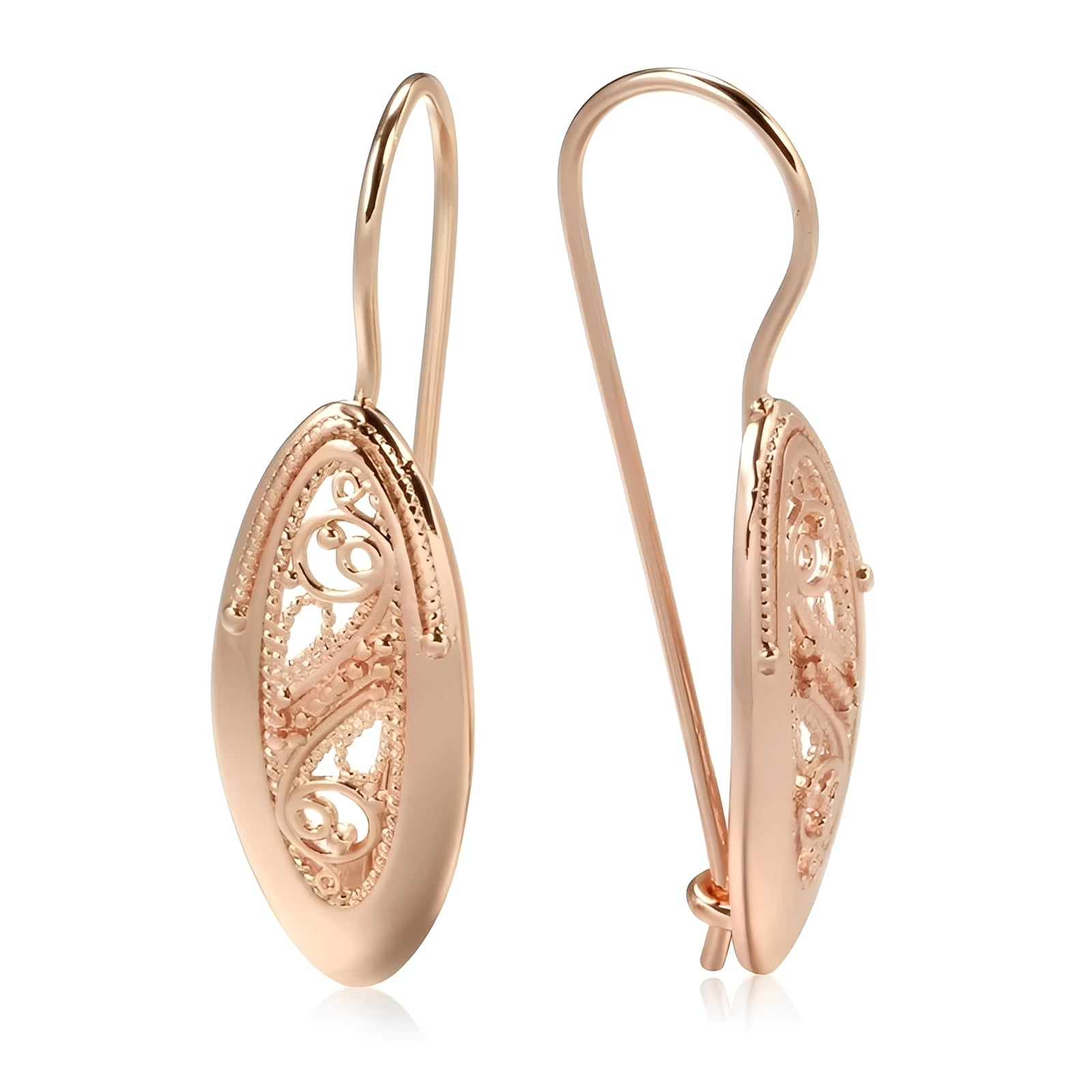 Salma – Boucles d'oreilles Creuses Élégantes
