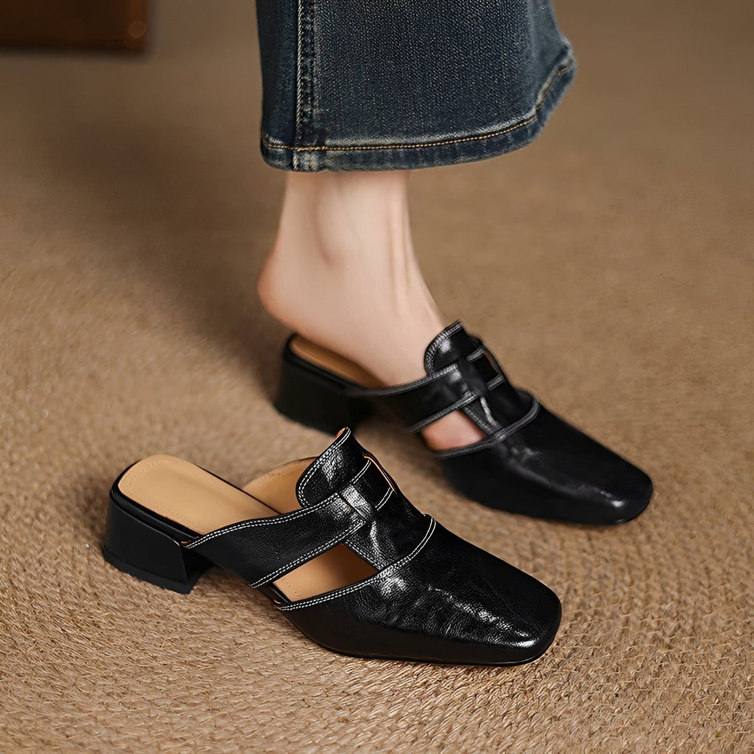 Evie - Sandales Mules Élégantes