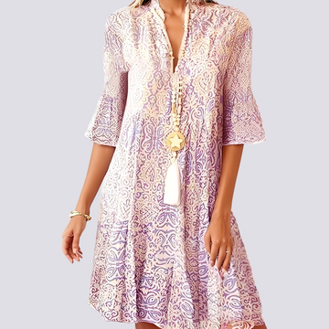 Darce - Robe ample avec col en V pour femmes