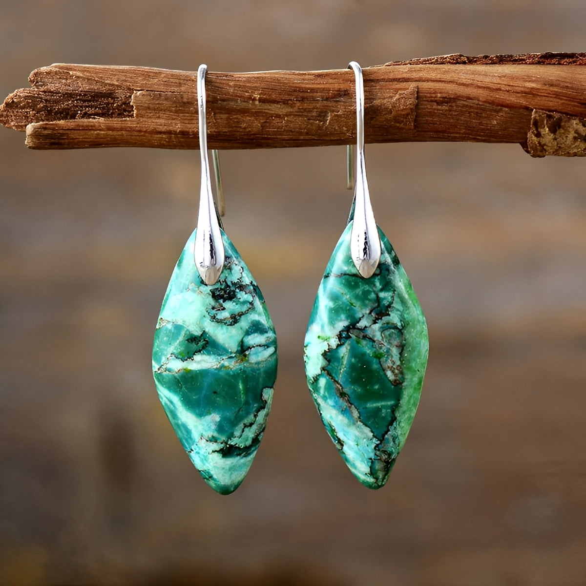 Lucie – Boucles d'oreilles en pierre naturelle