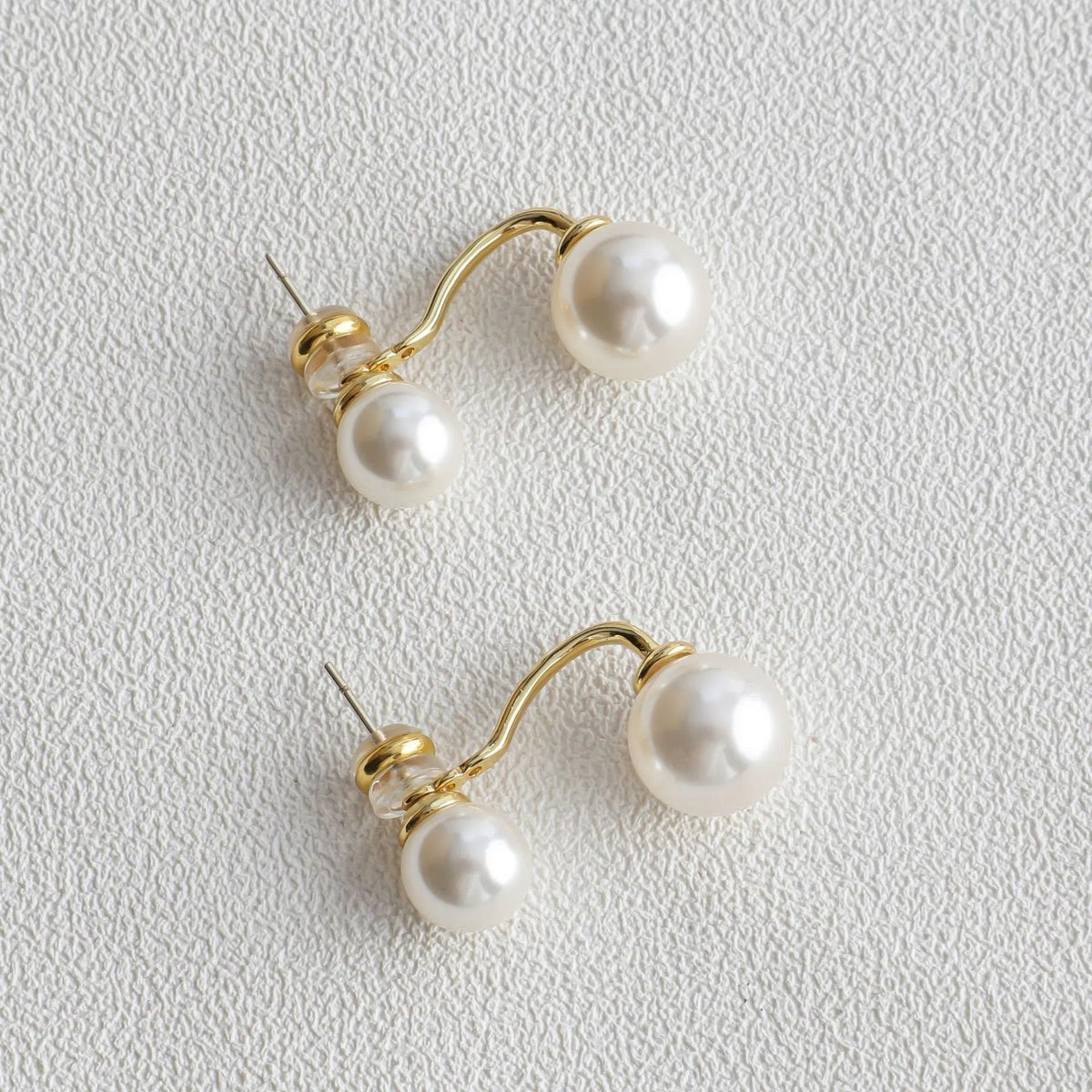 Mav – Boucles d'oreilles en perles doubles élégantes