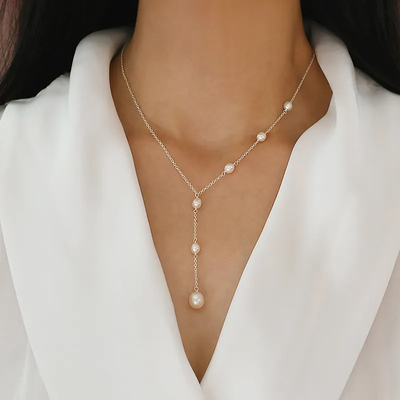 Kayla – Collier vintage avec pendentif en perles