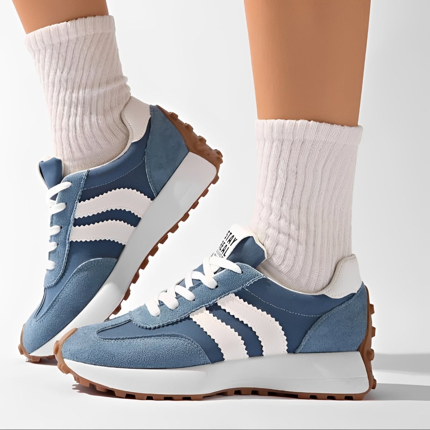 Lauren - Chaussures de loisir avec semelle épaisse pour femmes