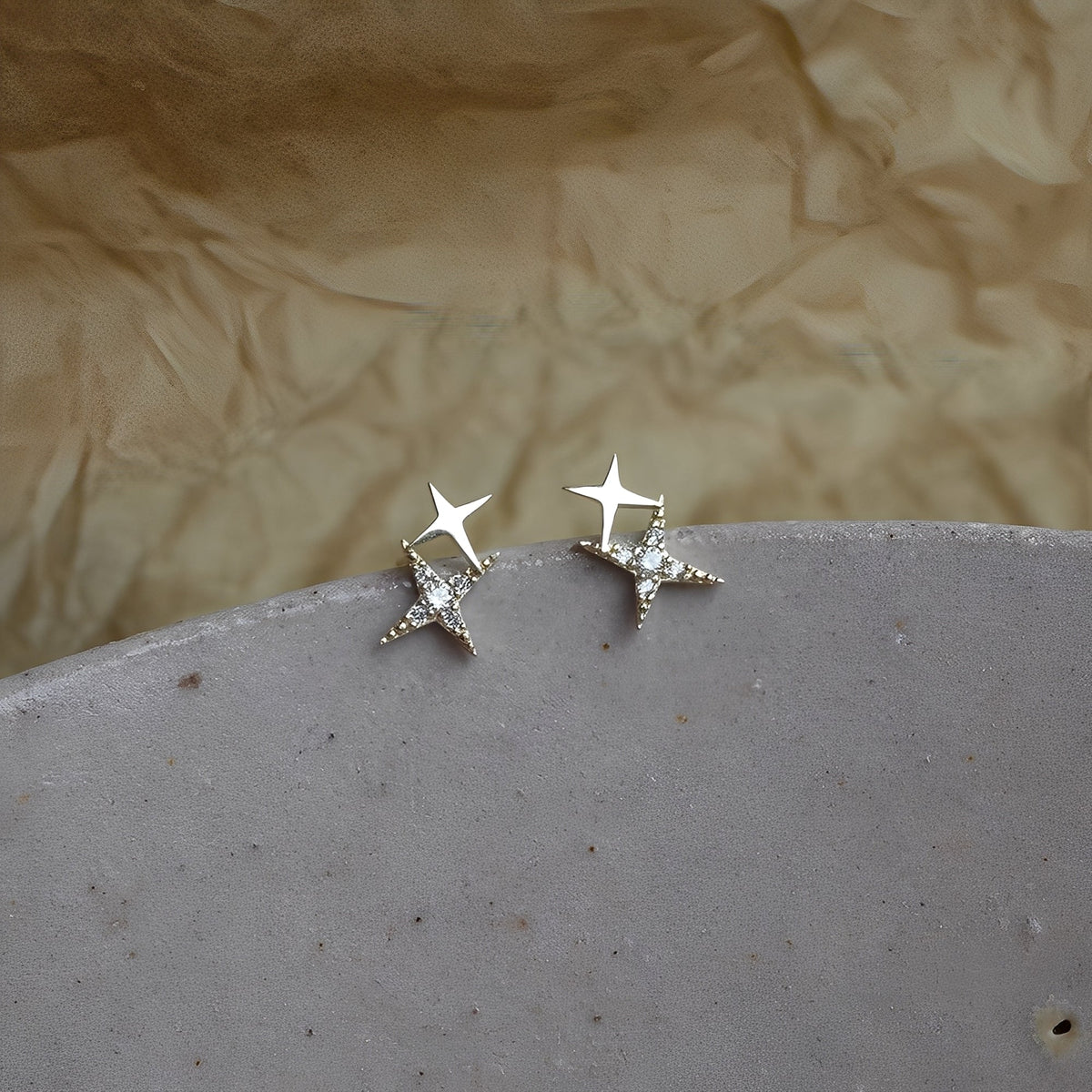 Astrid – Boucles d'oreilles étoiles brillantes