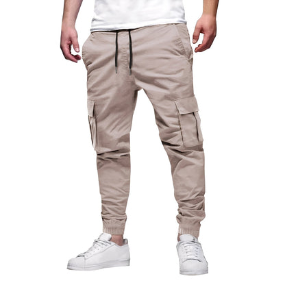 Tevin - Pantalon cargo stretch étroit et décontracté pour hommes