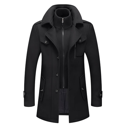 Jerald - Long trenchcoat élégant pour hommes