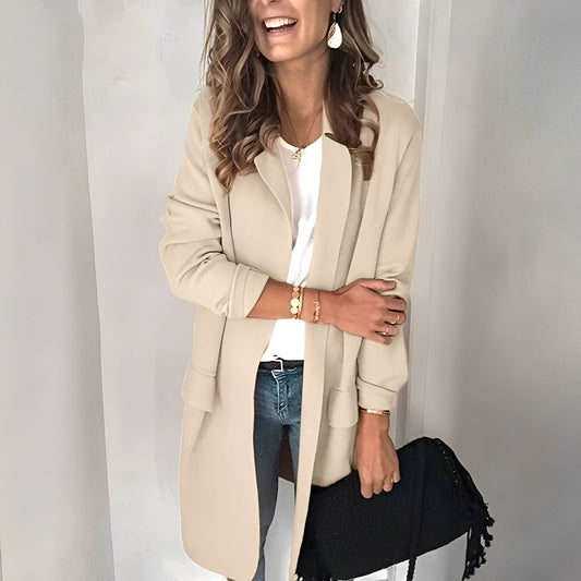 Georgina - Blazer long pour femme, chic et raffiné