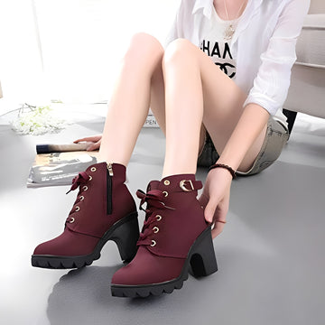 Roxanne - Bottines mode à talon carré pour femmes