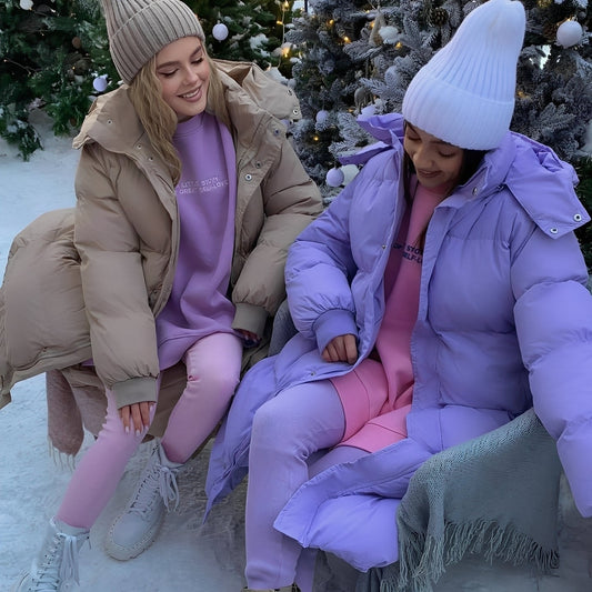 Jacquelyn - Veste longue stylée avec capuche pour femmes