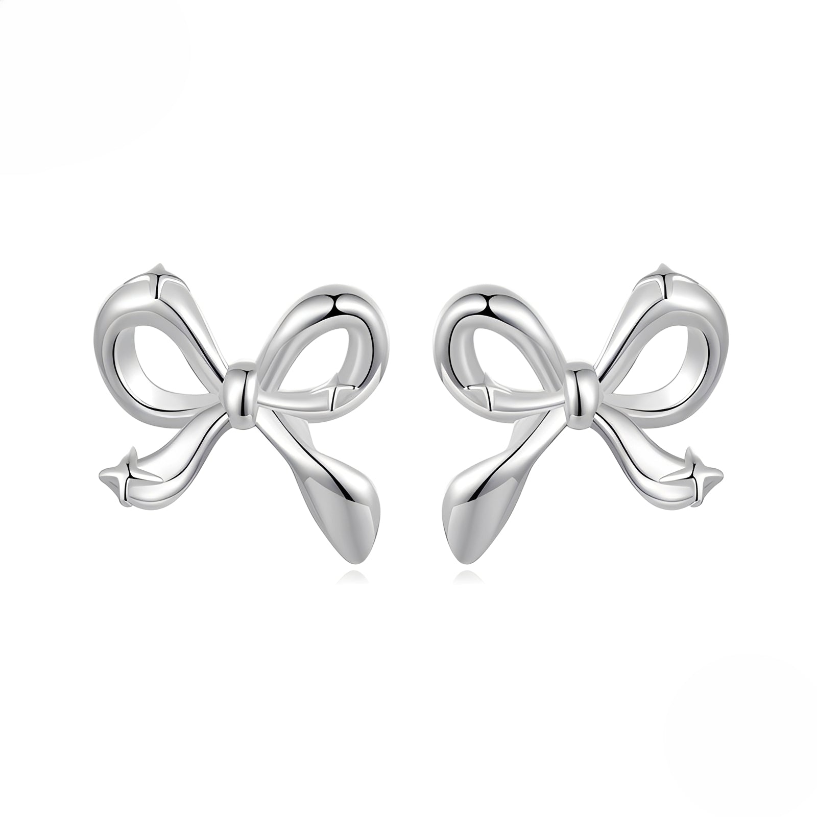 Lunea – Boucles d'oreilles mini écrou nœud stellaire