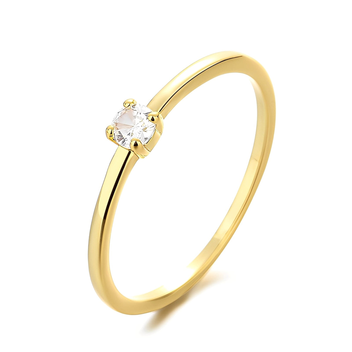 Rowena – Bague empilable en pierre de naissance