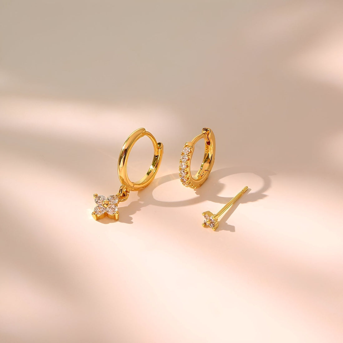 Selena – Ensemble de boucles d'oreilles avec clip