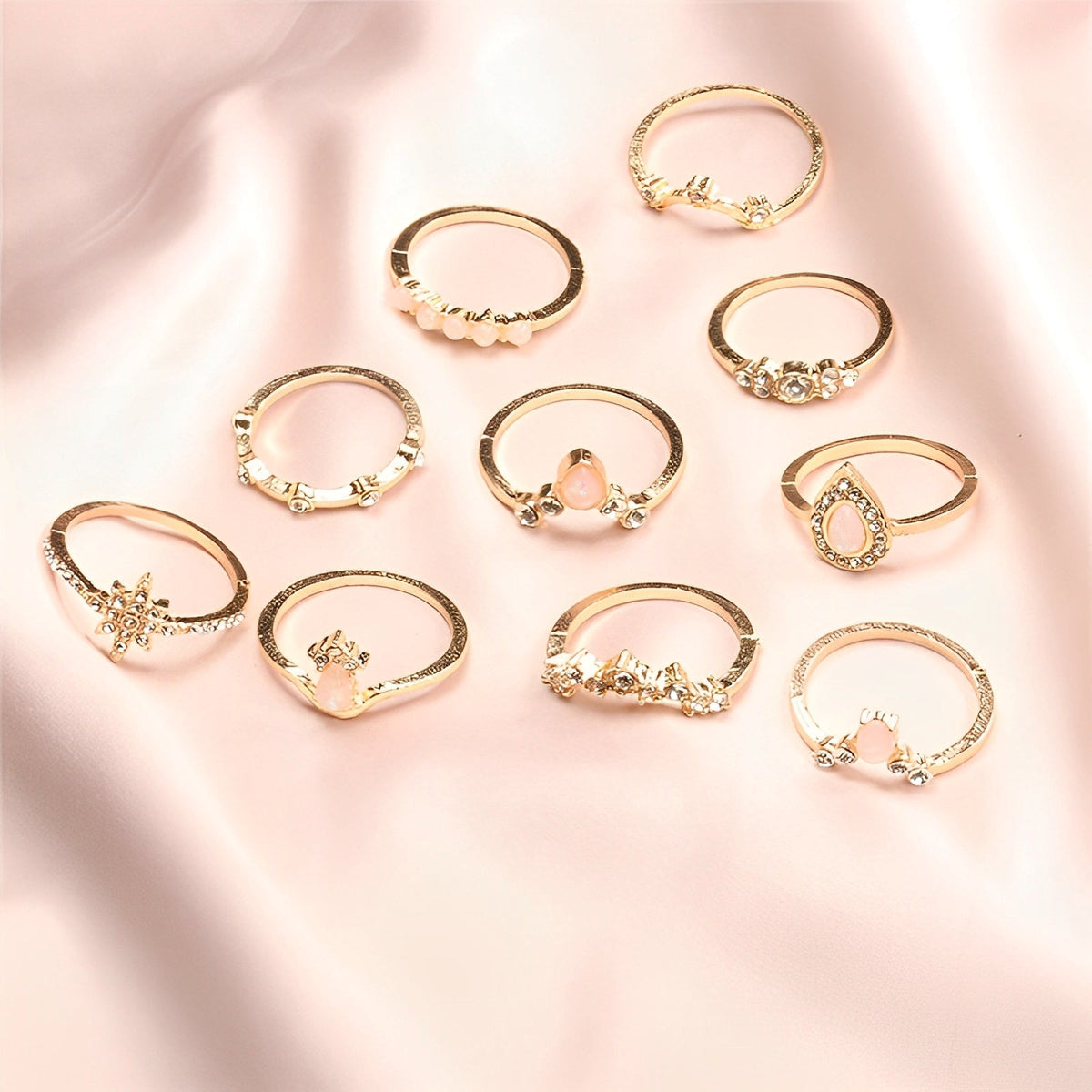 Luna – paquet premium de 8 à 12 bagues uniques
