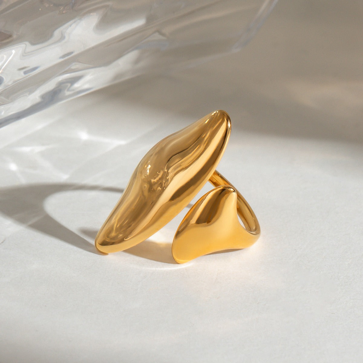 Apolline – Bague sculpturale ouverte