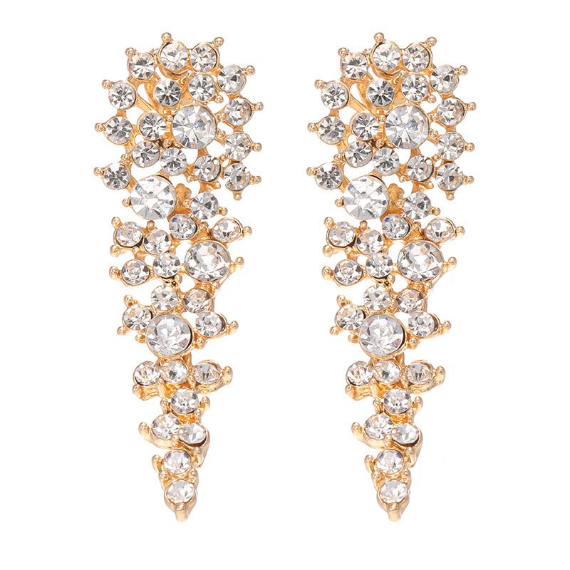 Eloise – Boucles d'oreilles clip avec strass sans perçage