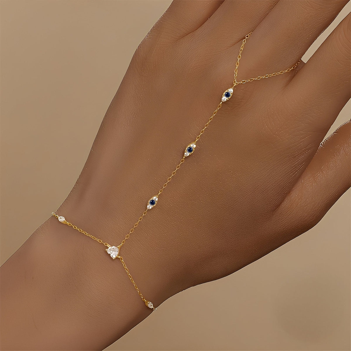 Milley – Bracelet à double chaîne en argent 925