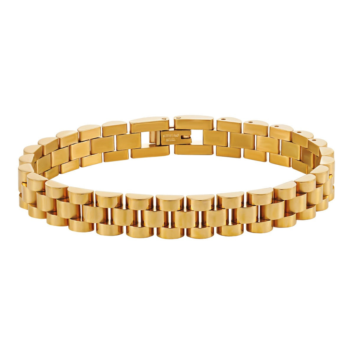 Bianca – Bracelet en chaîne cubaine style montre