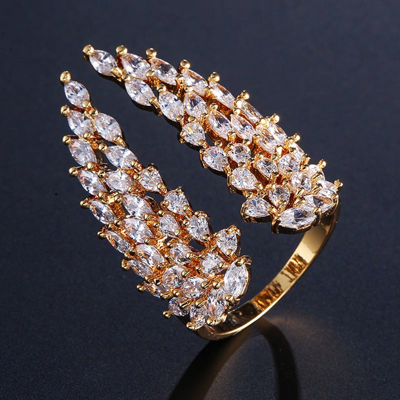 Isaline – Bague ailes d'ange en argent