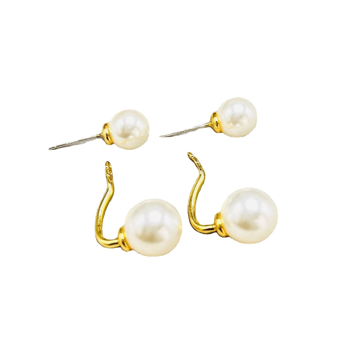 Mav – Boucles d'oreilles en perles doubles élégantes