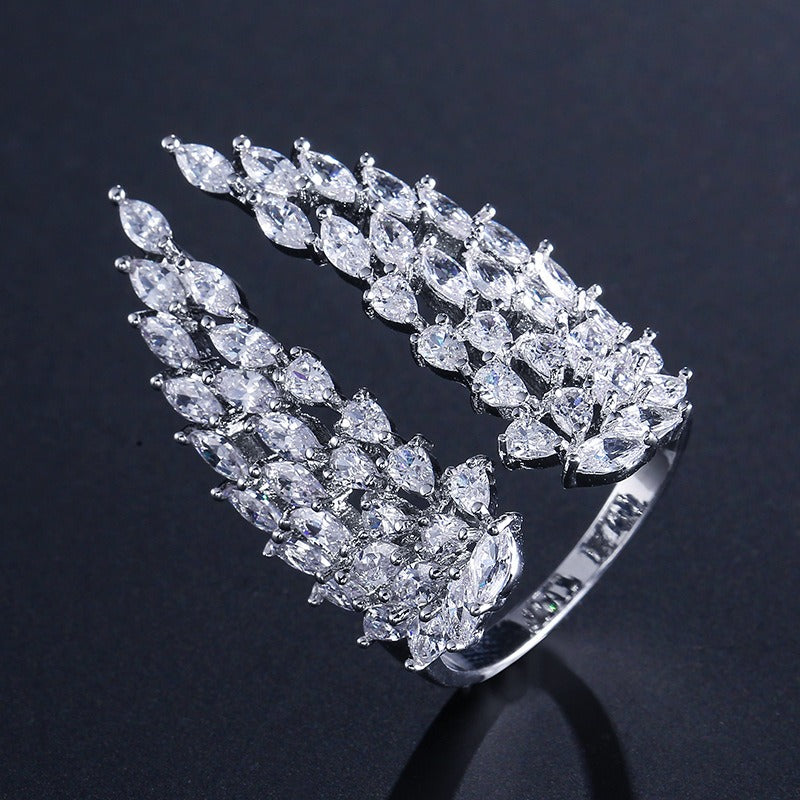 Isaline – Bague ailes d'ange en argent
