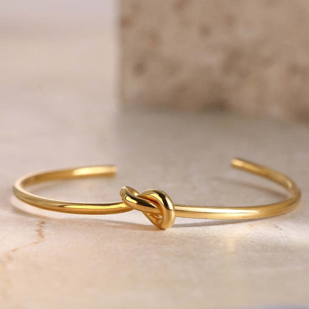 Inaya – Bracelet Vintage avec Nœud Ajustable