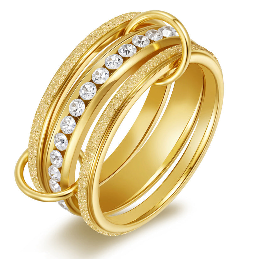 Glenda – Bague en diamant empilable