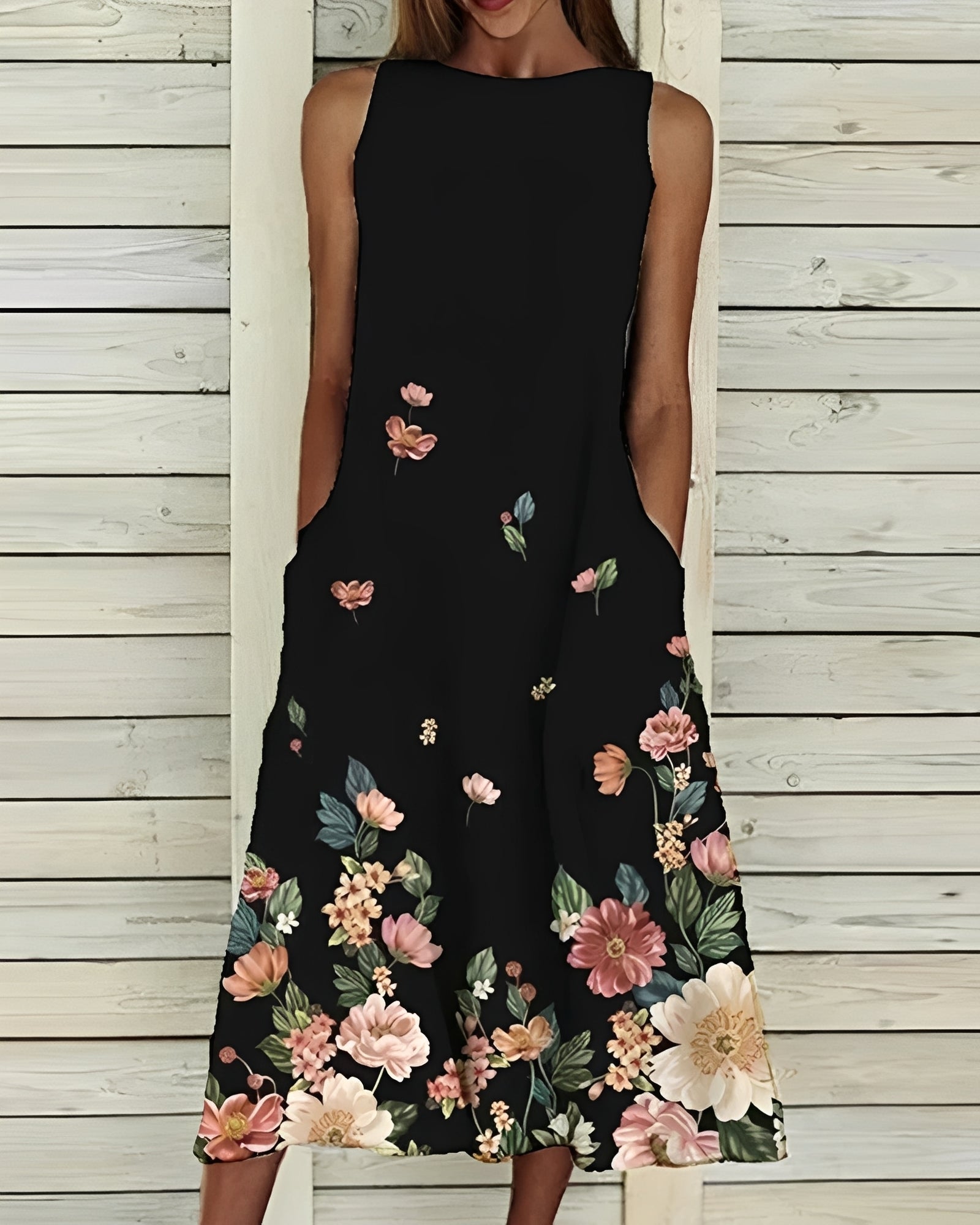 Josephine - Robe élégante à motif floral pour femmes
