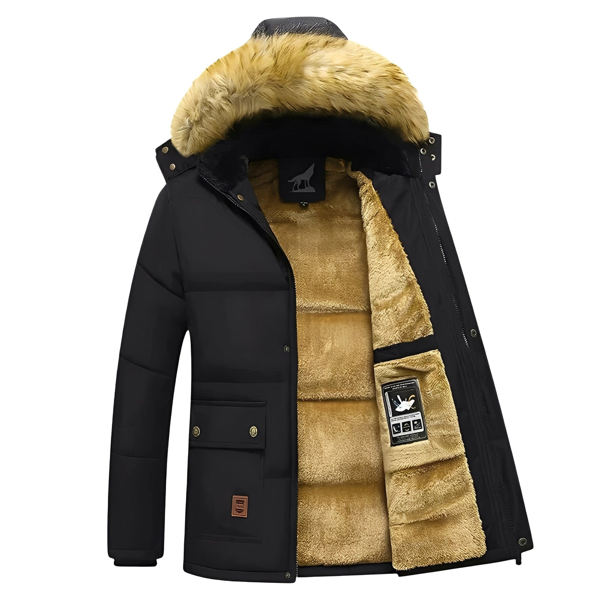 Crispian - Veste douillette avec capuche