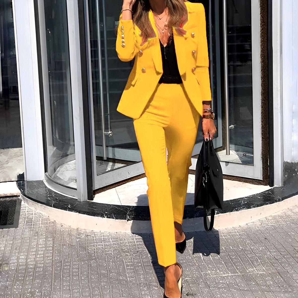Wendy – Ensemble blazer et pantalon élégant