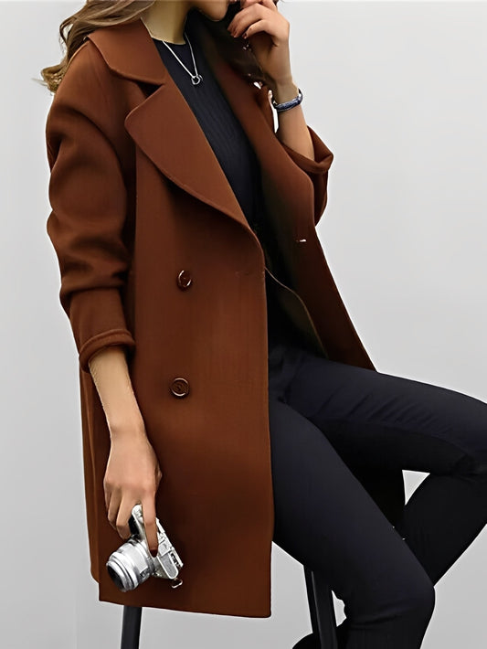 Nichole - Trench-coat à double boutonnage chic pour femmes