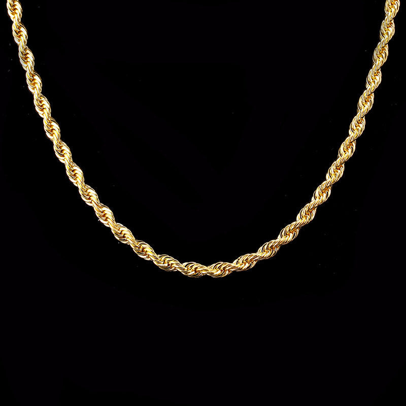 Isla – Collier en chaîne ondulée avec effet tordu