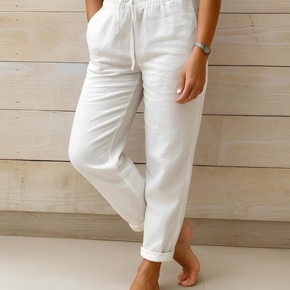 Jasmin - Pantalon confortable à taille haute pour femmes