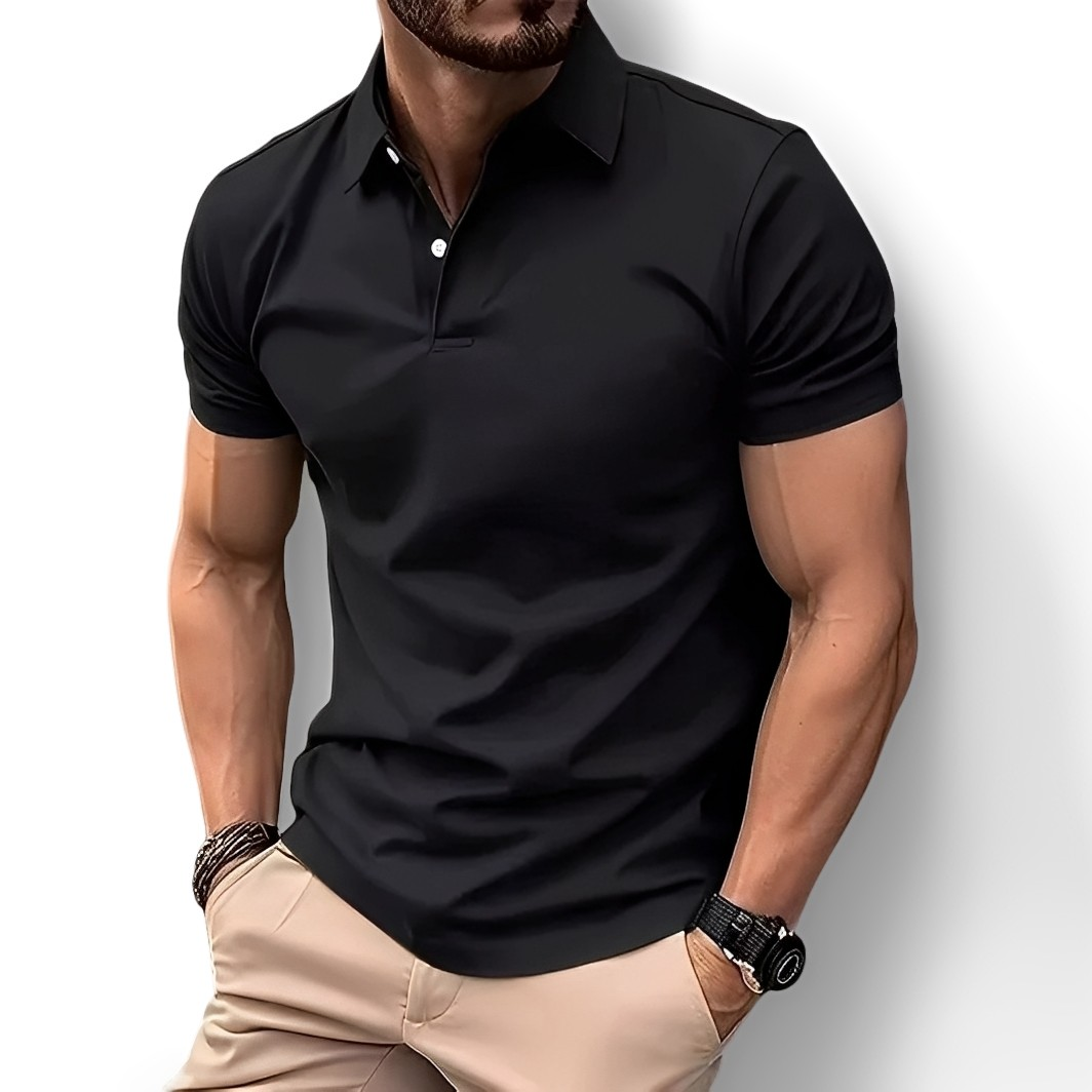 Deacon - Polo décontracté à manches courtes pour hommes