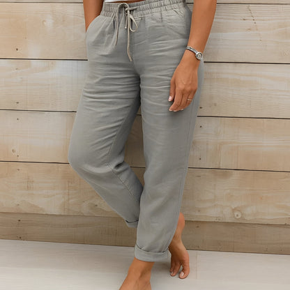 Jasmin - Pantalon confortable à taille haute pour femmes