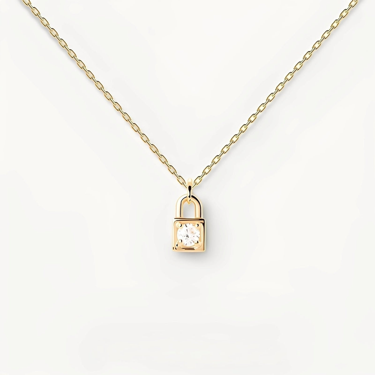 Maelyne – Collier pendentif mini serrure