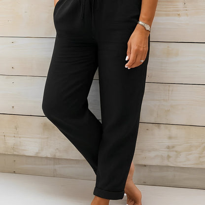 Jasmin - Pantalon confortable à taille haute pour femmes