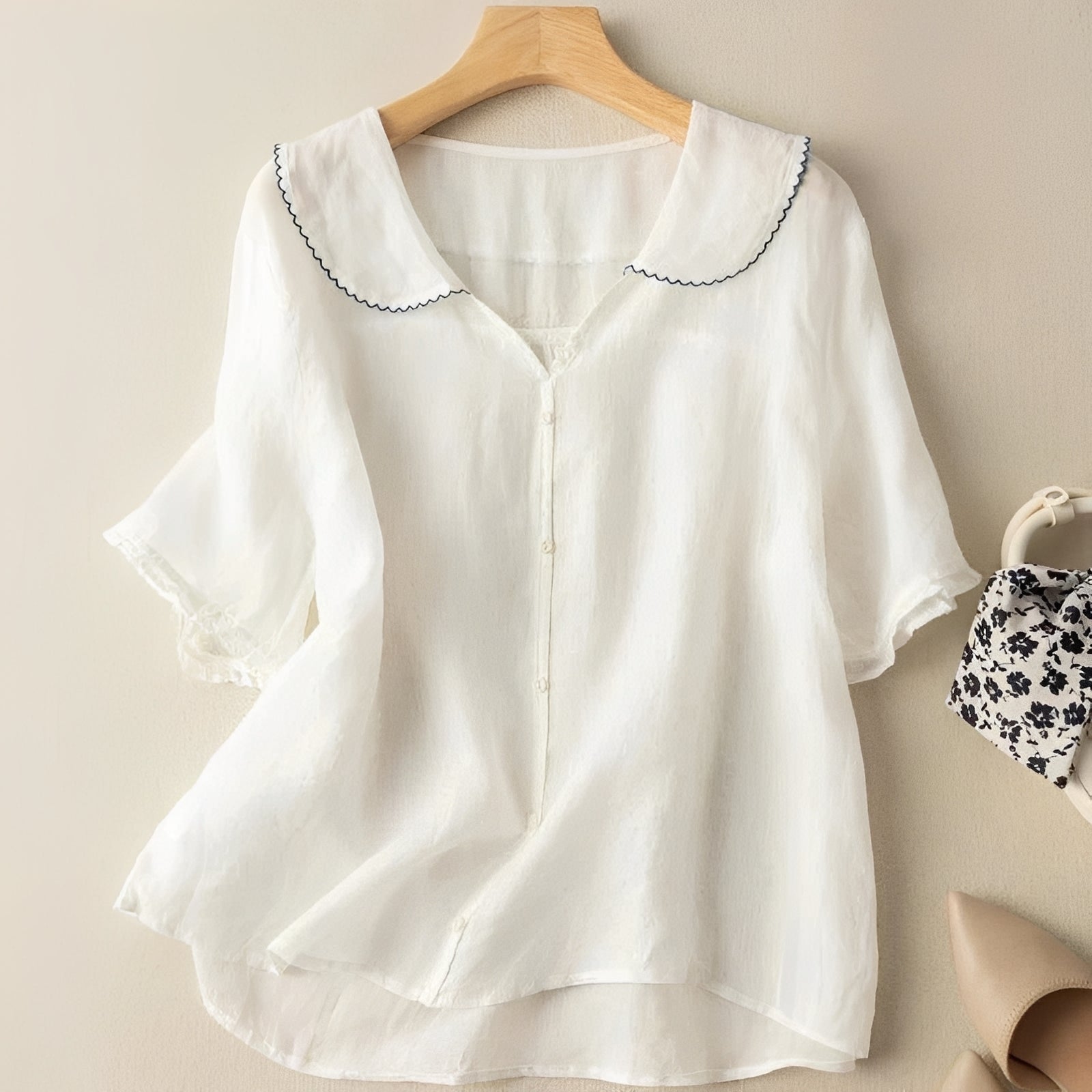 Christa - Blouse classique et ample pour femmes