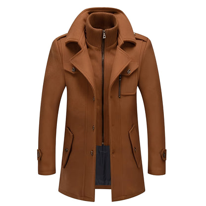 Jerald - Long trenchcoat élégant pour hommes