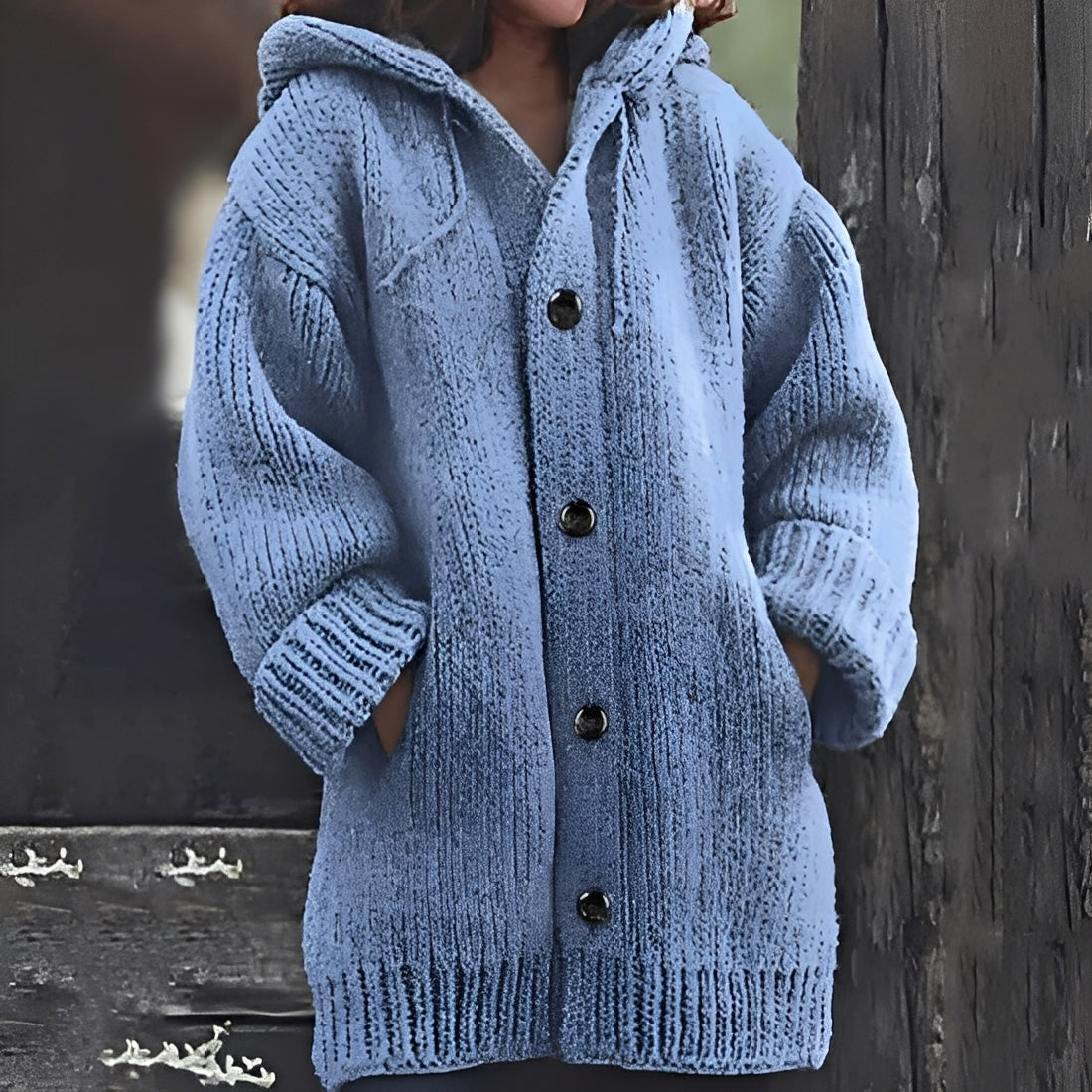 Jaqueline - Cardigan à capuche confortable pour femmes