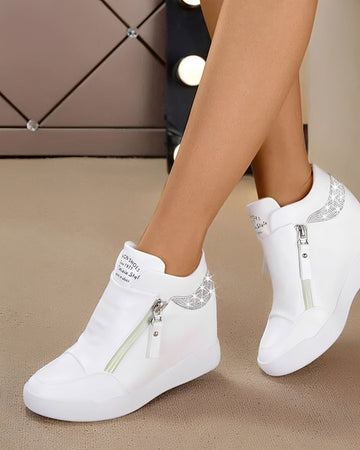 Vanessa - Chaussures Compensées Hautes Élégantes