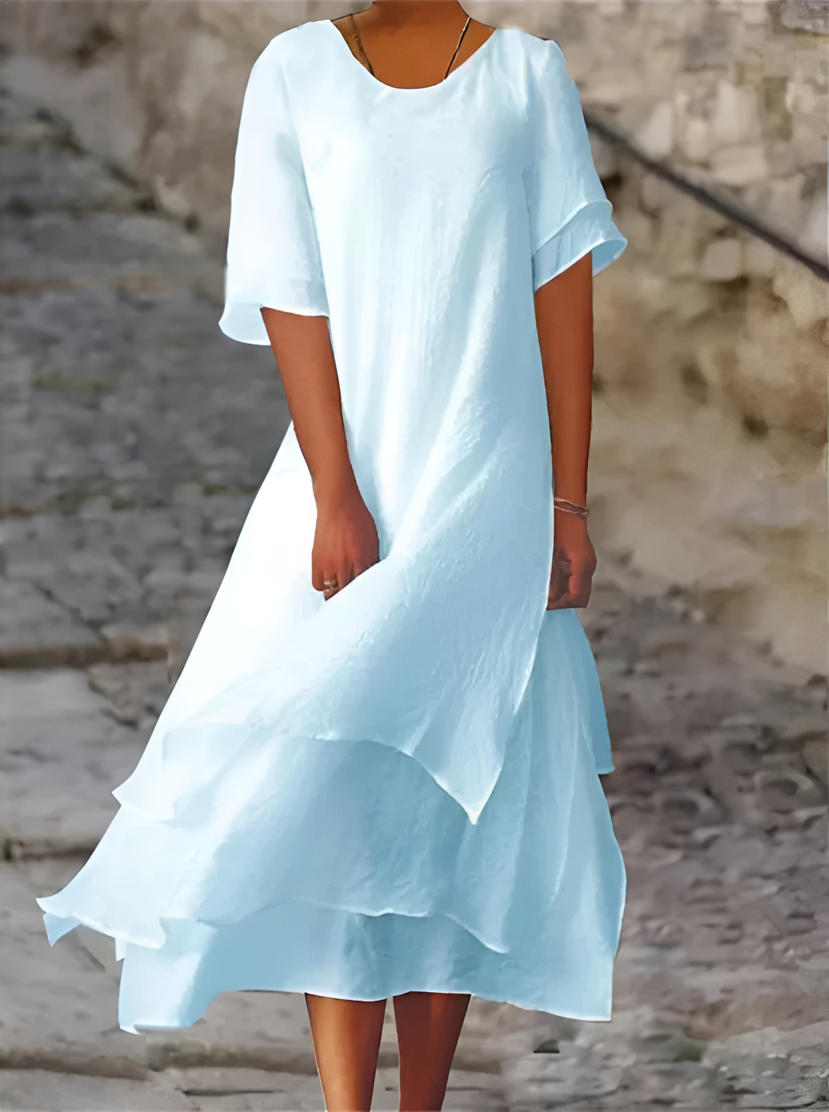 Tianna - Robe maxi confortable et fluide pour femmes