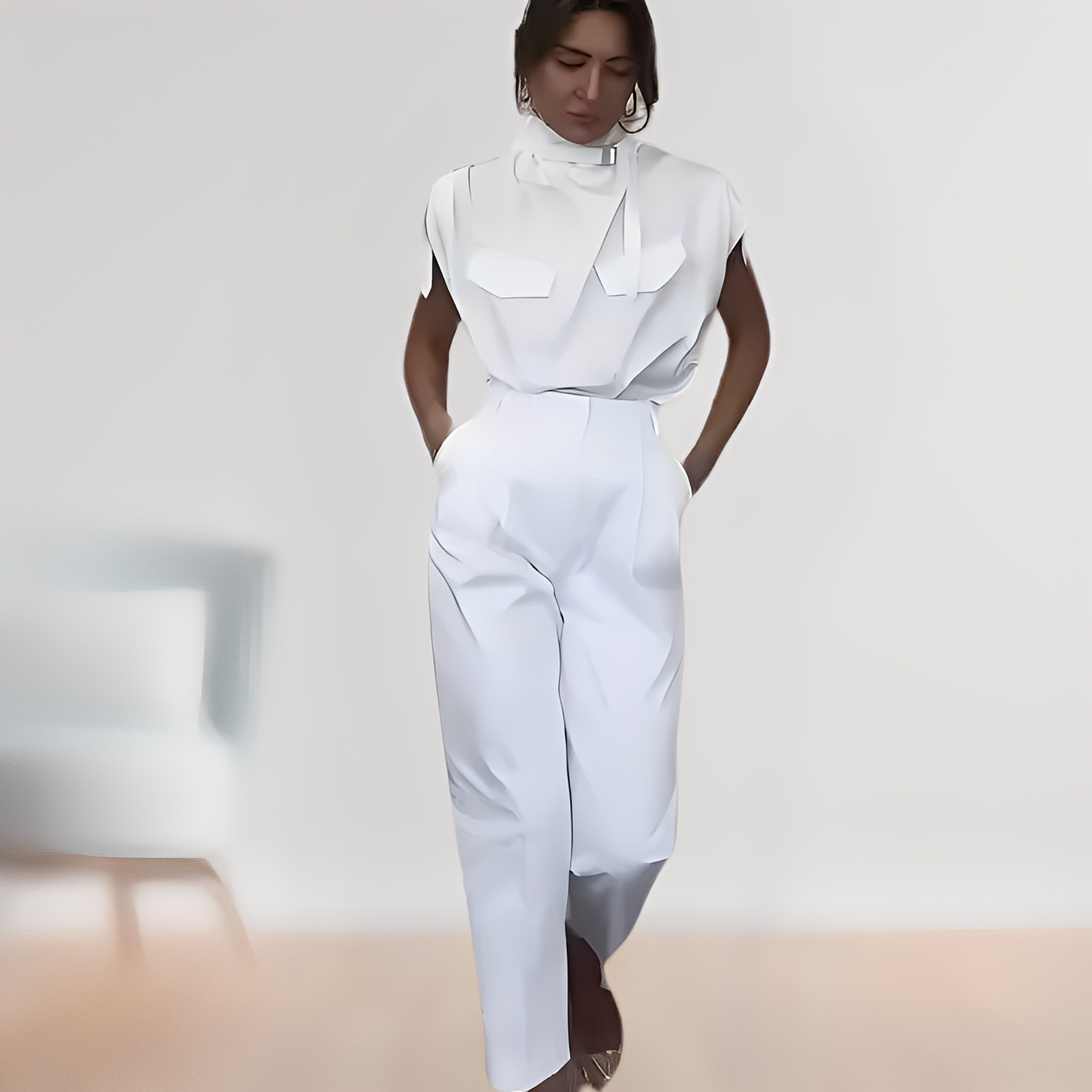 Leona – Tenue élégante sans manches