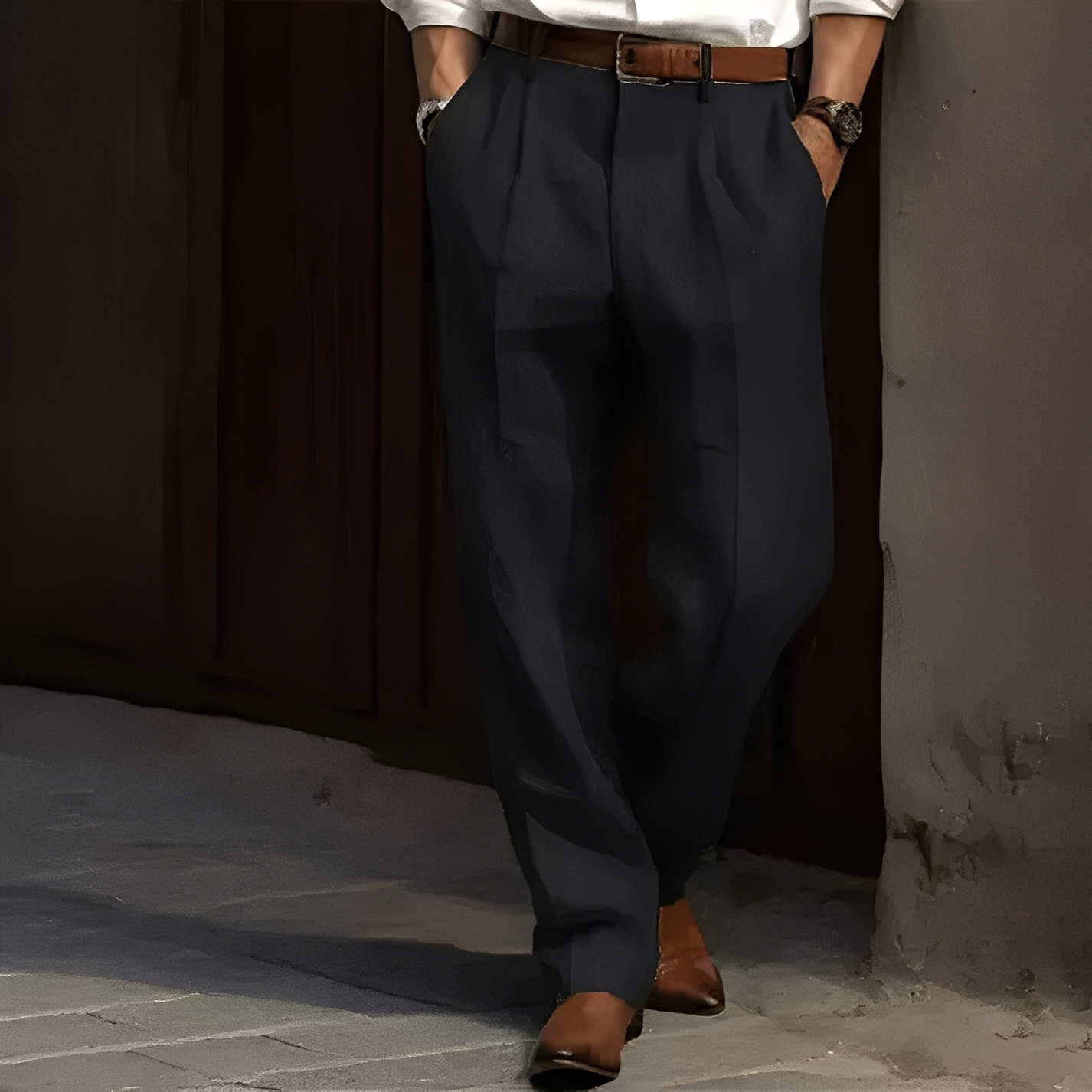 Lennart – Pantalon pour homme flexible avec une coupe élégante