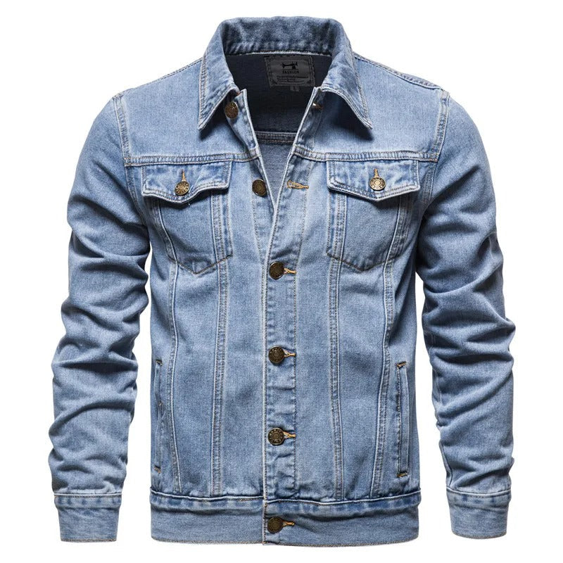 Winton - Blouson Trucker en Jean Classique pour Hommes