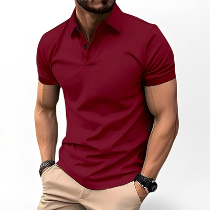 Deacon - Polo décontracté à manches courtes pour hommes