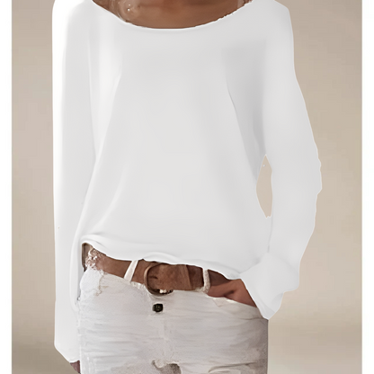 Alexa – Pull léger en maille fine avec col rond