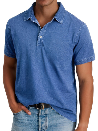 Darrell - Polo moderne, coupe ample pour hommes